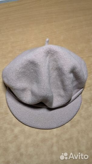 Шапочка берет теплая шерстяная
