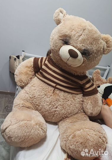 Большая мягкая игрушка медведь