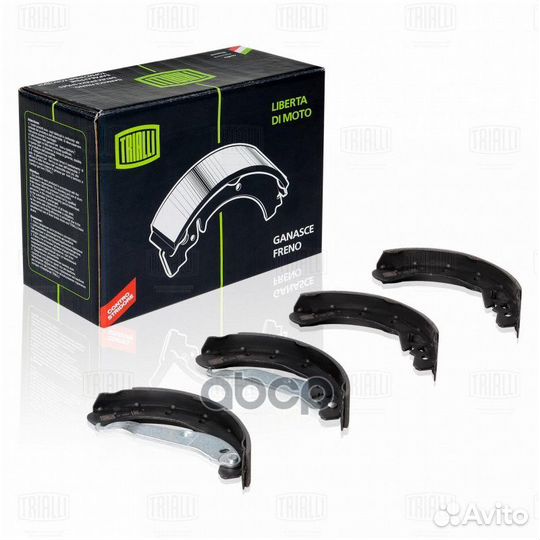 Колодки тормозные барабанные GF2102 Trialli