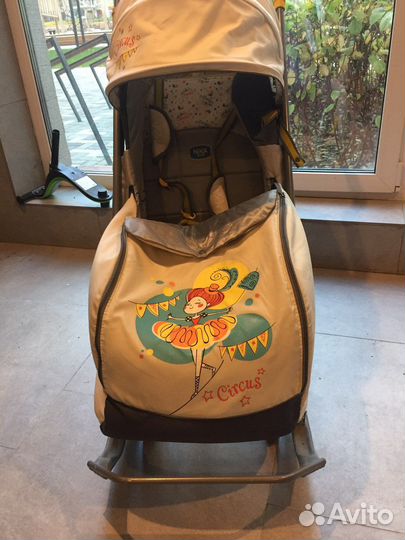 Коляска санки