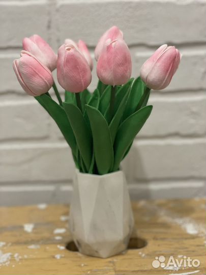 Цветы тюльпаны букеты в наличии искусственные