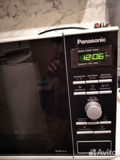 Микроволновая печь panasonic с грилем