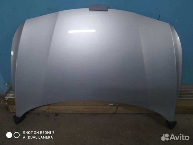 Капот Хендай Солярис 14-17 г. в. новый,серебристый
