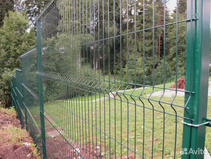 3Д сетка гиттер для забора