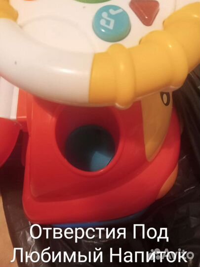 Музыкальная машинка до 3х лет