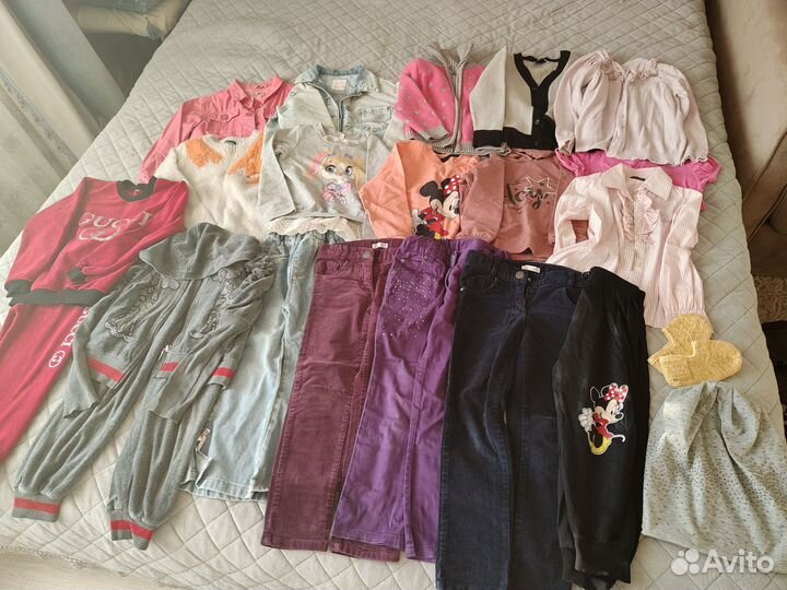Пакет осенних вещей девочке 104