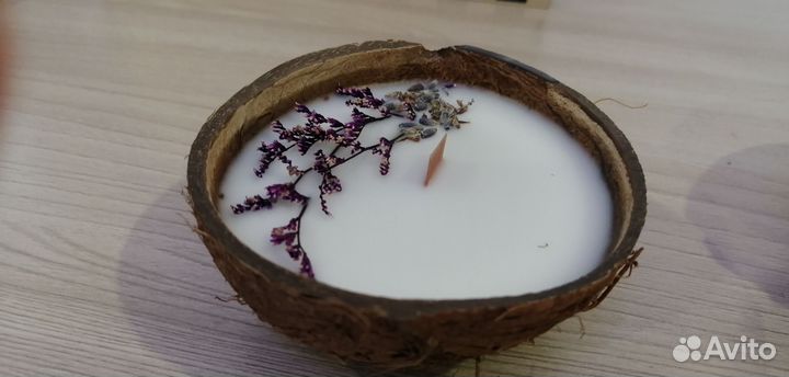 Ароматическая свеча ручной работы