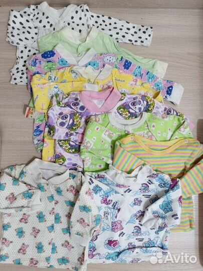 Одежда пакетом для девочки 56 62 68