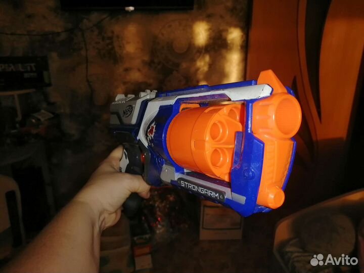 Блестер nerf на несколько патронов