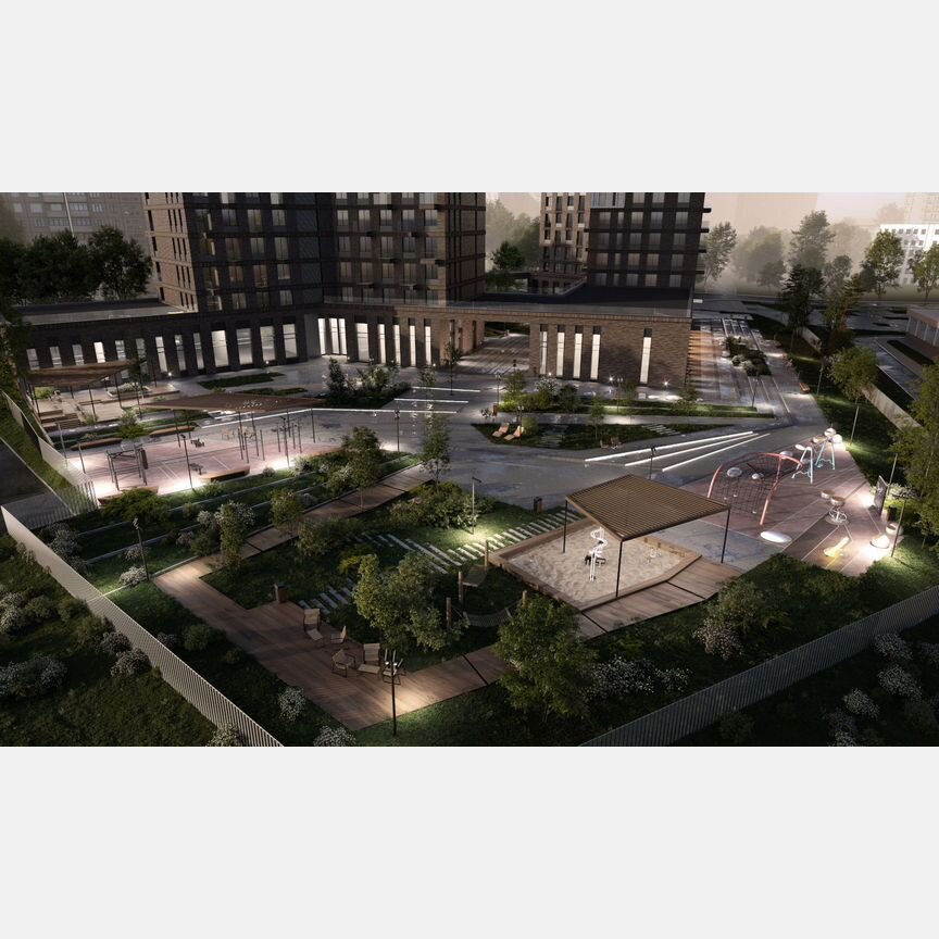 2-к. квартира, 60,5 м², 17/52 эт.