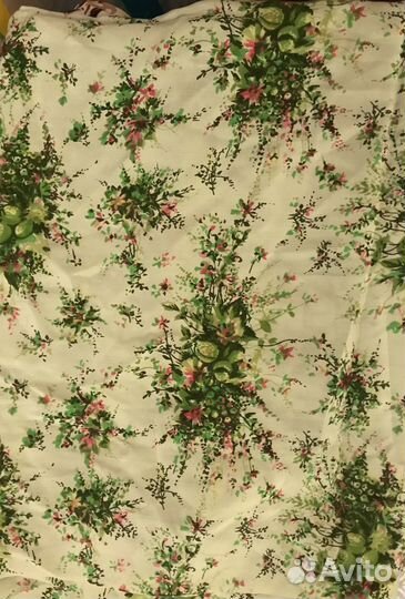 Натуральный шёлк СССР отрезы