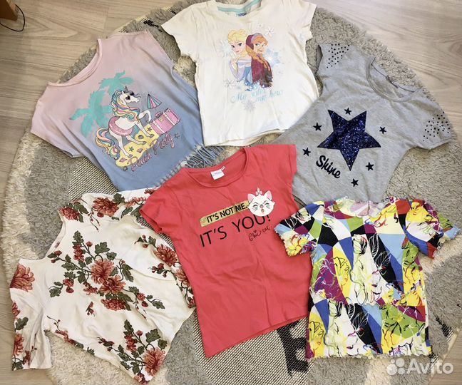 Вещи для девочки пакетом (116-122 р-р)