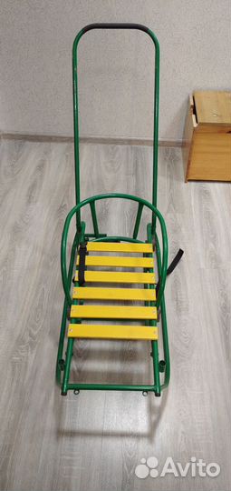 Детские санки трансформер с колесами