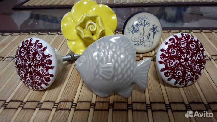 Керамические ручки для мебели