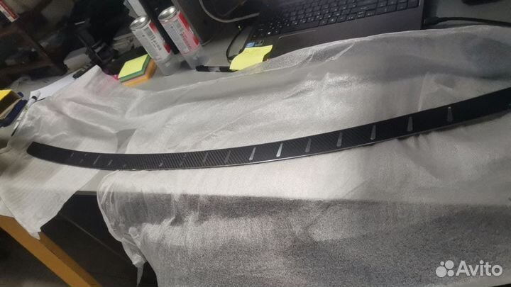 Накладка на задний бампер Nissan Qashqai 2007