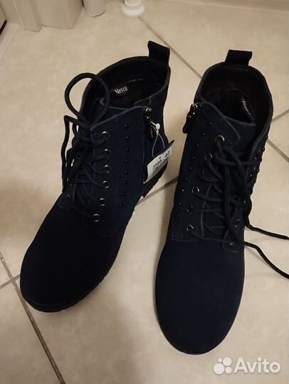 Ботинки женские зимние 40 размер кожа натуральная