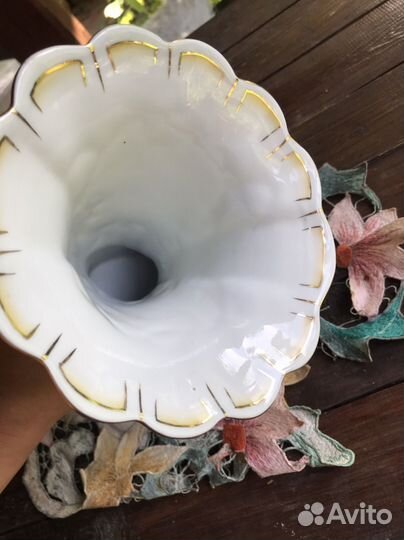 Антикварная ваза фарфор Дрезден Германия