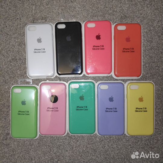 Силиконовые чехлы (Silicone Case) на iPhone