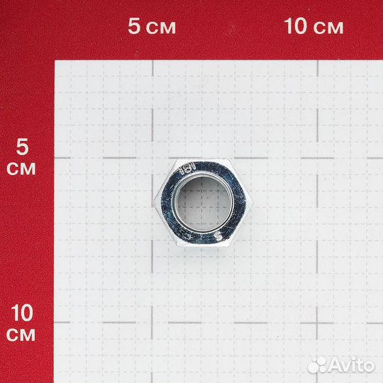 Гайка шестигранная оцинкованная M18 DIN 934 (10 шт