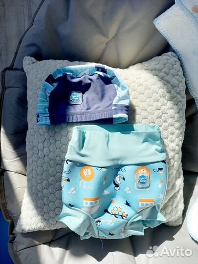 Купальные плавки и шапочка для раннего плавания