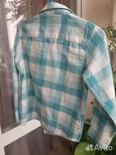 Рубашка в клетку фирмы zara
