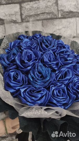 Букет из атласных лент