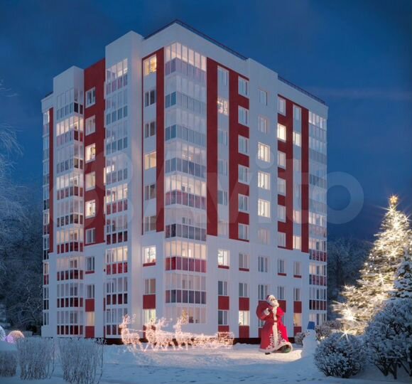 2-к. квартира, 59 м², 1/9 эт.