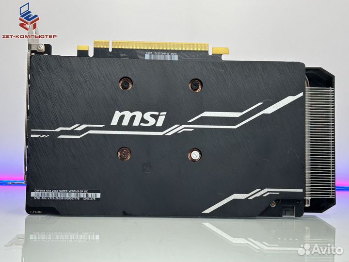 Видеокарта 8 Гб MSI RTX 2060 super Ventus