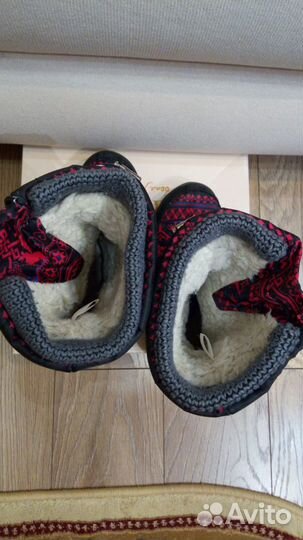 Сапоги зимние для девочки р.34