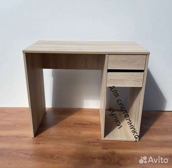 Новый Стол с ящиками,Дуб Сонома