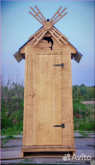 Уличный туалет с установкой HAT120