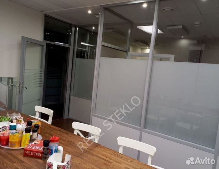 Перегородки из стекла
