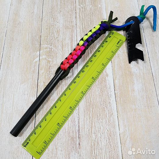 Огниво для выживания 10см (с темляком)