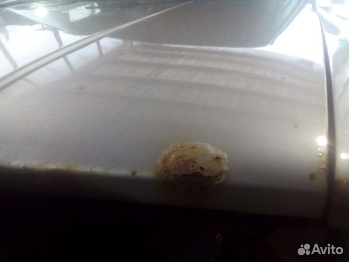 Капот ваз 2107 серебристый металлик