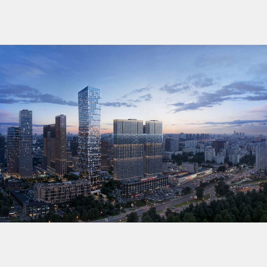 1-к. квартира, 54 м², 14/51 эт.