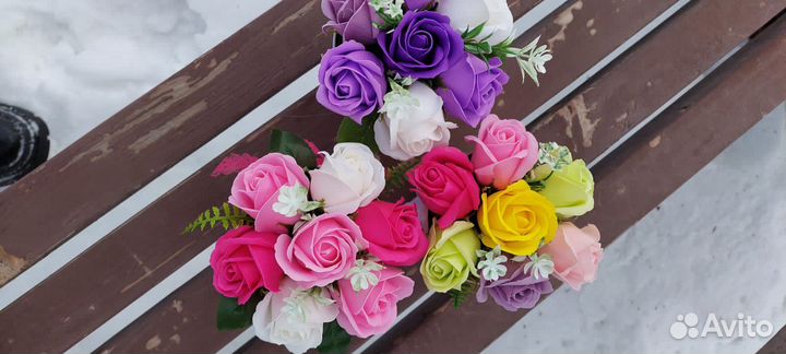 Мыльные букеты