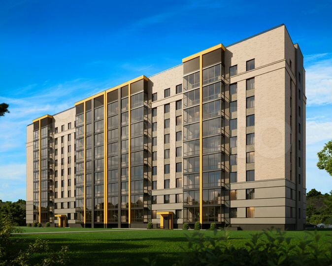 1-к. квартира, 44,9 м², 1/9 эт.