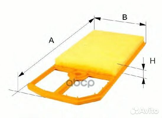 Фильтр воздушный VW group Seat Arosa, Cordoba