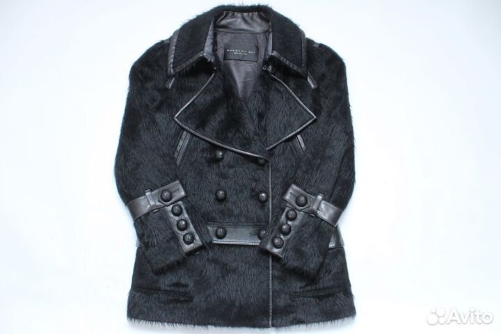 Barbara Bui Пальто Шерсть Кожа Ягненка Кофта