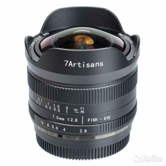 Объектив 7artisans 7.5mm F2.8 II Fuji X