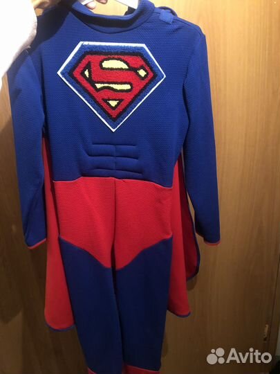 Костюм супермена супергероя карнавальный