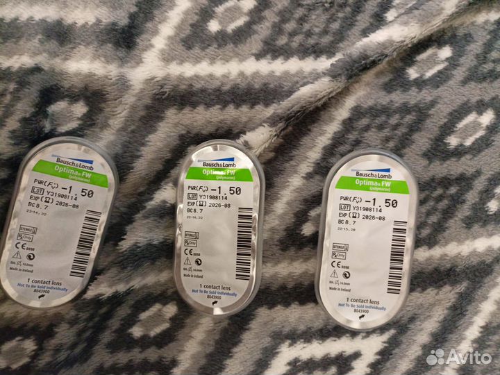 Линзы контактные