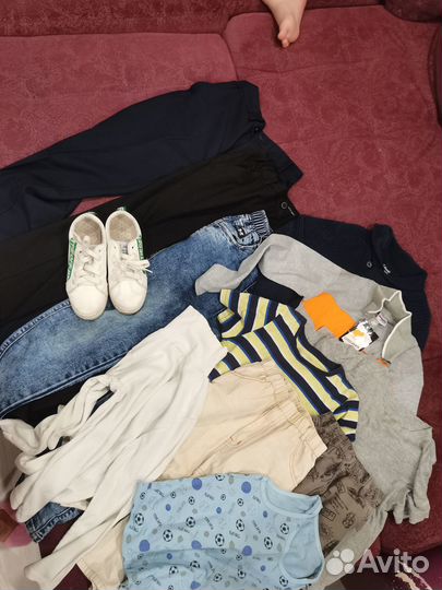 Пакет вещей +обувь на мальчика 6-8лет