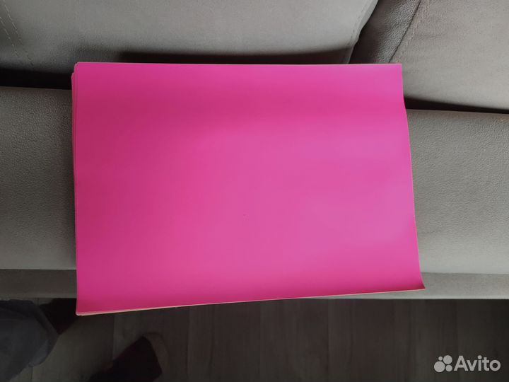 Бумага самоклеящаяся цветная матовая А4