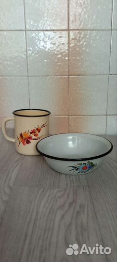 Эмалированная посуда СССР