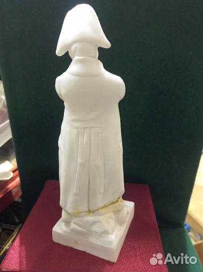 Статуэтка Наполеон с пушкой, фарфор бисквит