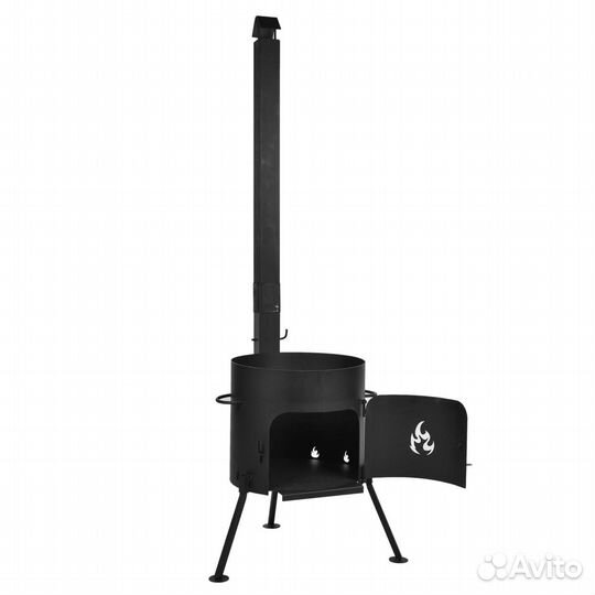 Печь под казан с трубой 360 мм. (под казан 12 л.)