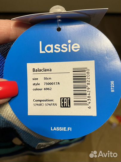 Шапка шлем lassie