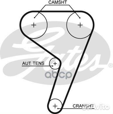 Комплект грм volvo/ford 1.5/1.6 ecoboost 2010