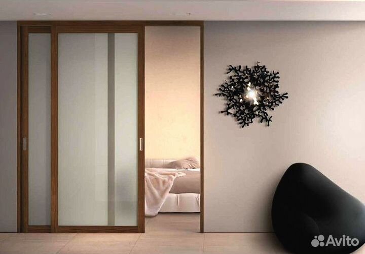 Стеклянная дверь